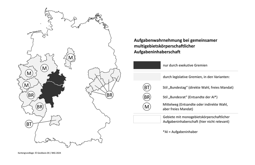 Karte zur politikwissenschaftlichen Legitimation der AT